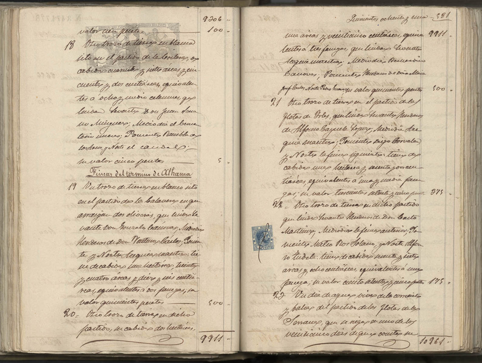 Registro de Andrés Cánovas Parra, Totana, de 1886: Tomo 2.